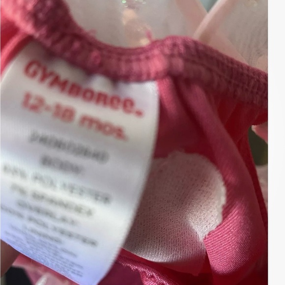 Gymboree - LIKE NEW - pink  skirt/tutu with dot trim. Size 12to 18 months - Picture 2 of 2